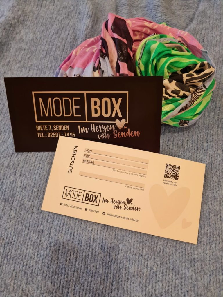 Geschenkgutschein Modebox