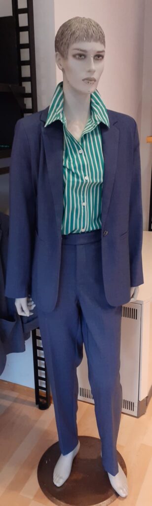 Blazer mit Longbluse