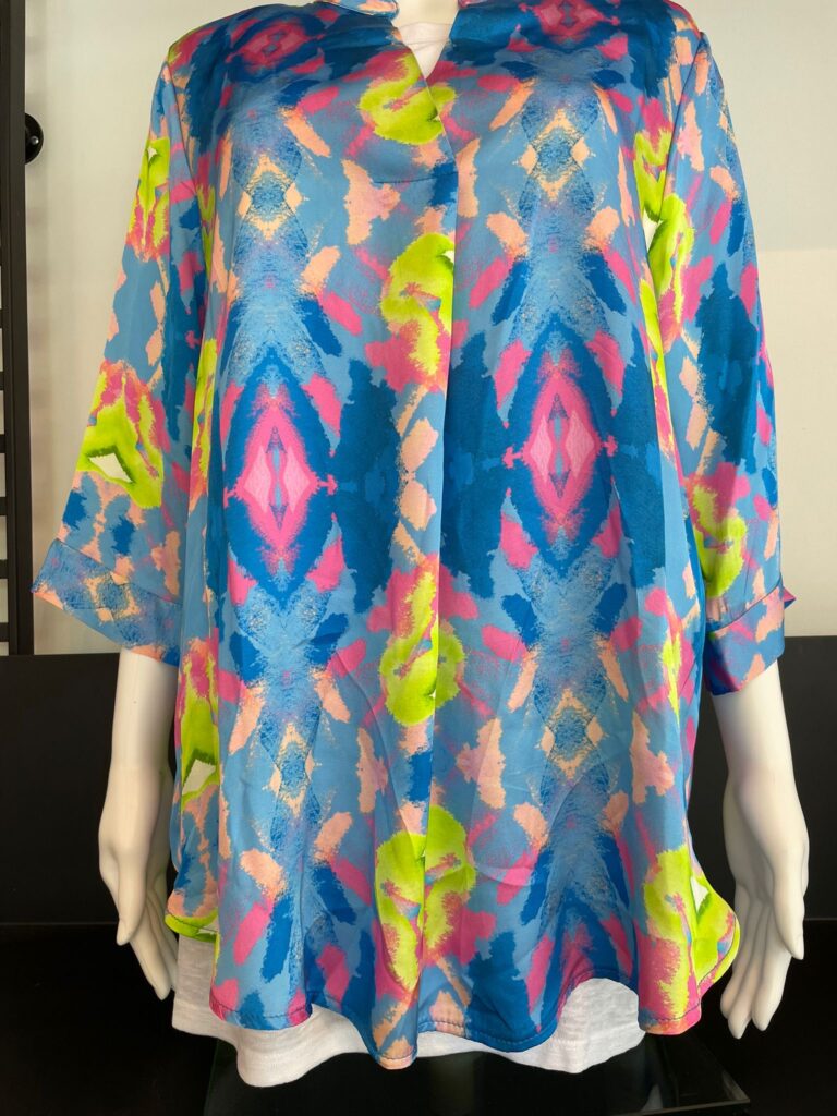 Bluse gemustert