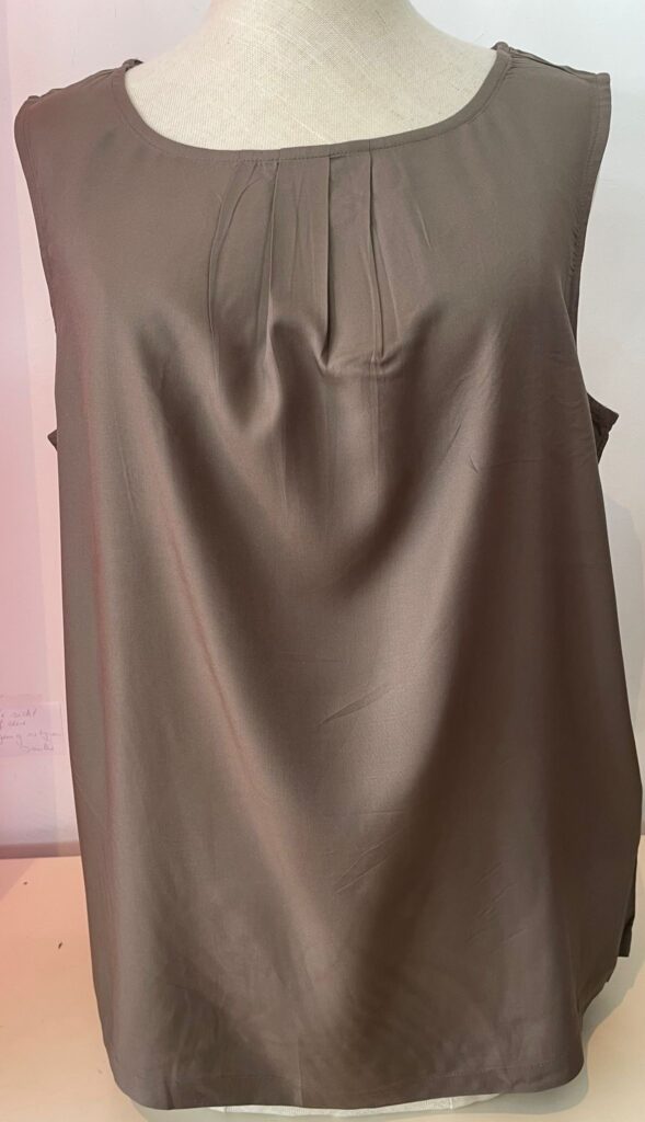 Blusentop in taupe von Street One