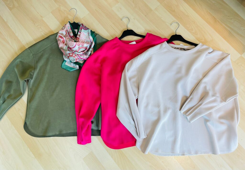 Sweatshirts mit Bündchenlösung