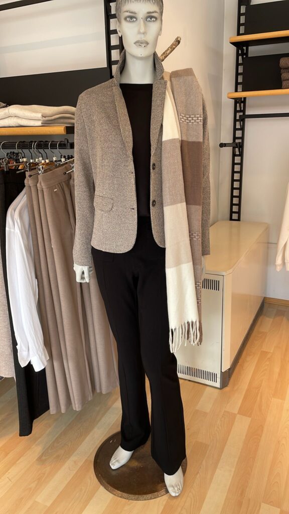 Blazer beige-braun gemustert von Street One