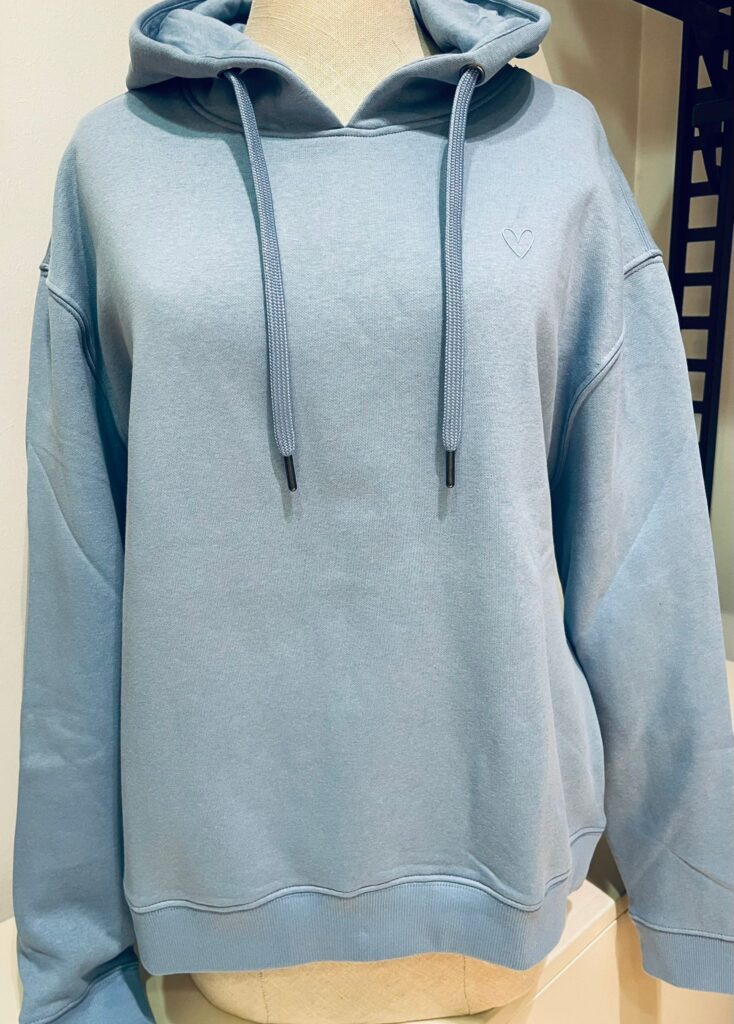 Sweatshirt in eisblau