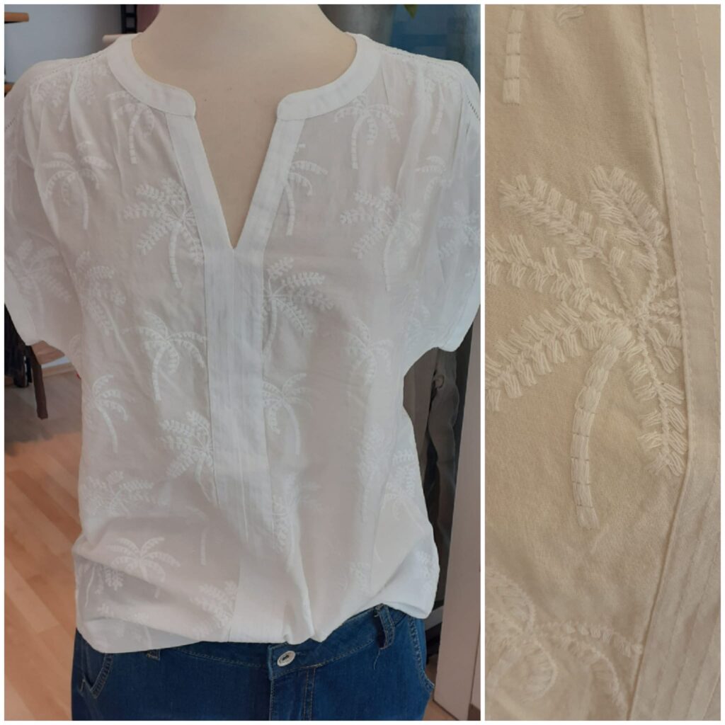 Bluse in vanilla white von Cecil