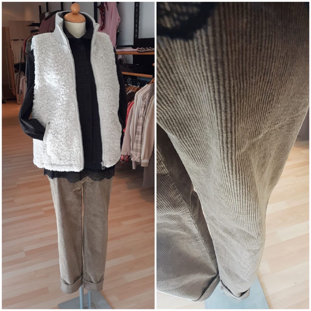 Cordhose in warm caramell von Blue Fire
